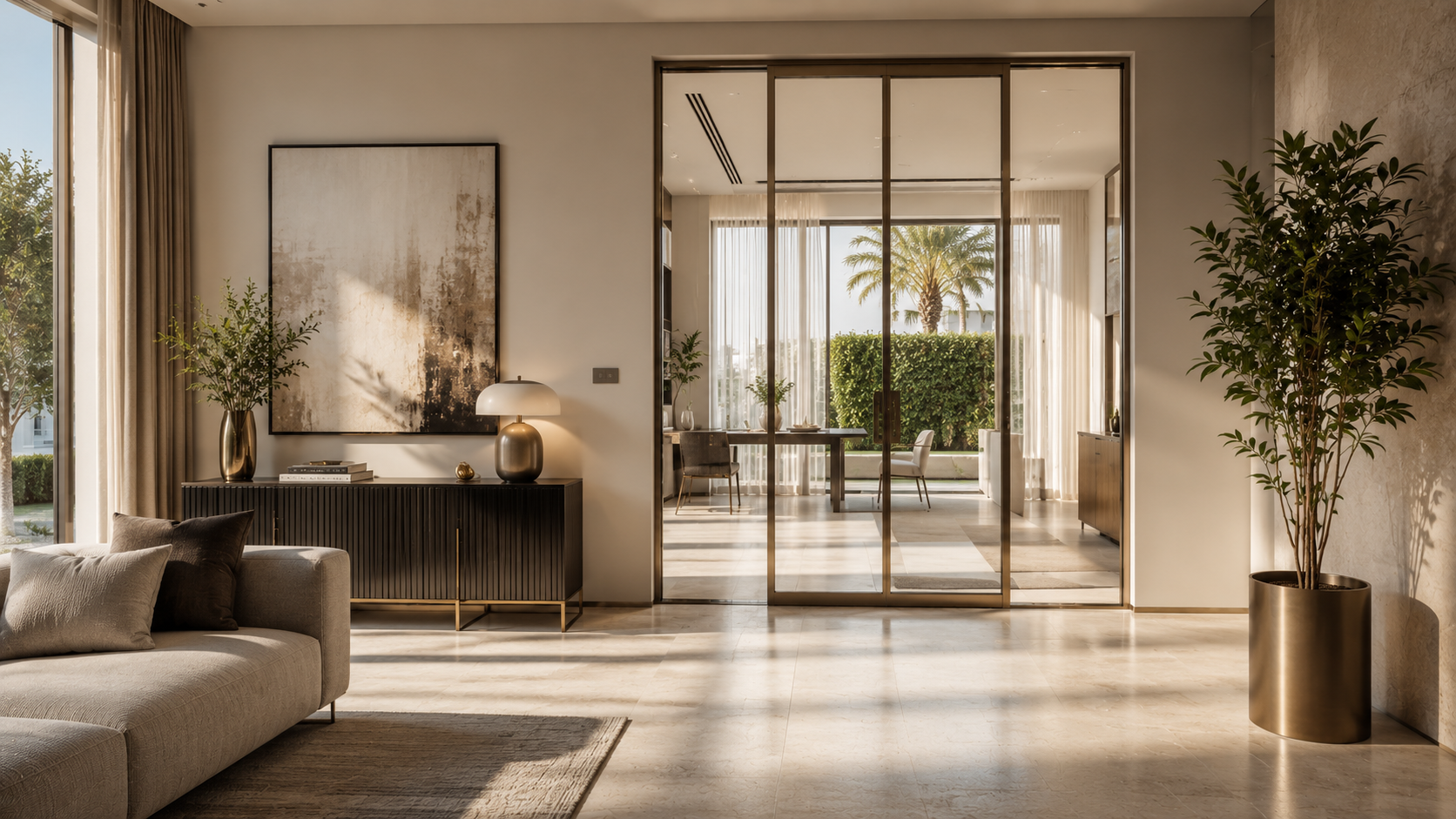 Glass panel door design Abu Dhabi