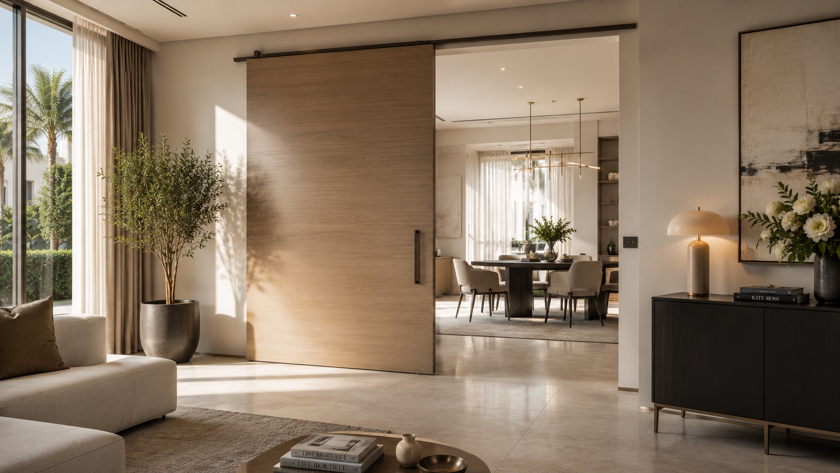 Sliding door design Abu Dhabi